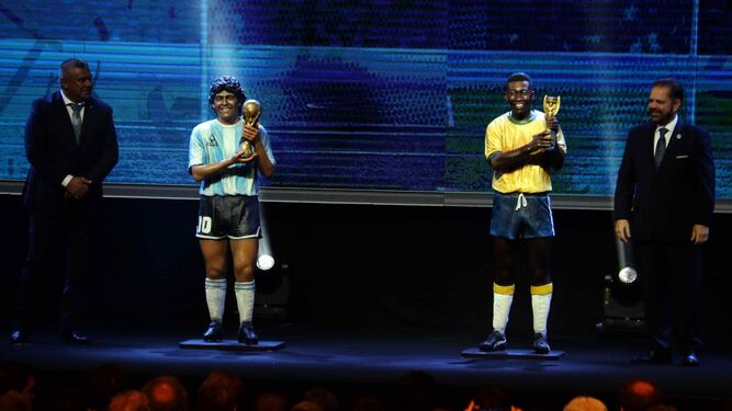 Maradona y Pelé 'juegan' la LibertadoresUn diálogo calentito con respeto mutuo