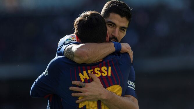 Suárez y Messi
