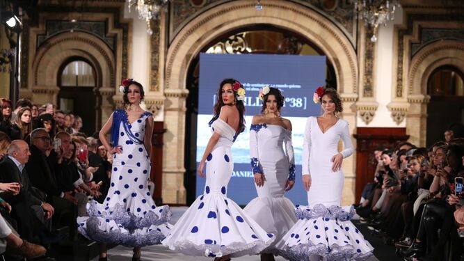 Vestidos de Daniel Robles presentados en  la segunda jornada de We Love Flamenco