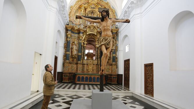El Cristo de la Agonía, en el Monasterio de la Cartuja.