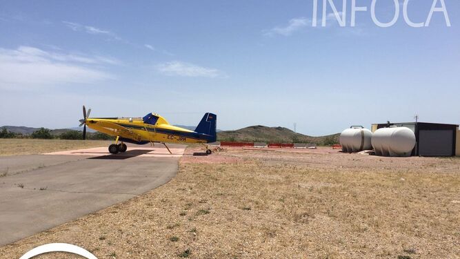 Un avión de carga en tierra como los que podrían operar en la pista propuesta por Netco Investiment.