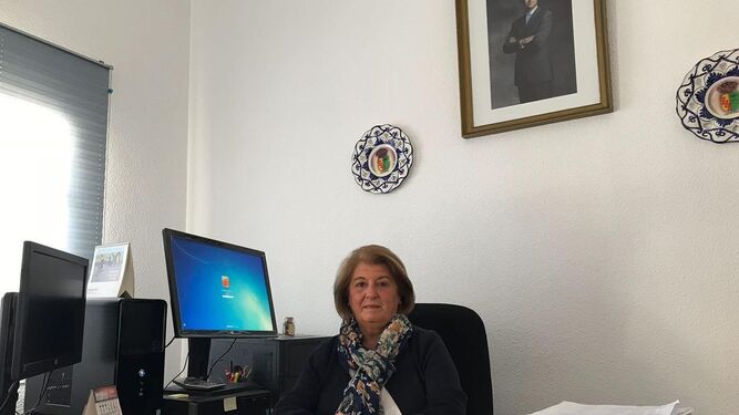 La alcaldesa de Lora de Estepa, María Asunción Olmedo.