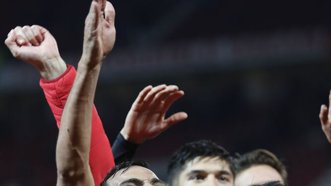 Las im&aacute;genes del Manchester United-Sevilla