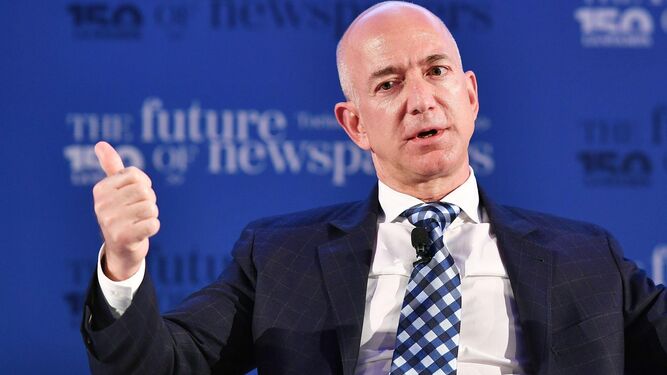 Jeff Bezos, fundador de Amazon, en una conferencia el año pasado en Italia.