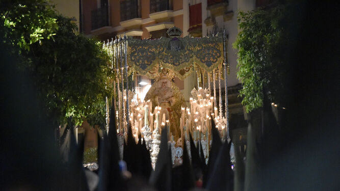 La Virgen de la Esperanza de la Hermandad de la Macarena.