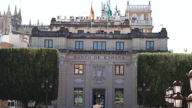 Exterior del Banco de España.