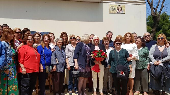 La socialista Carmen Chacón ya tiene calle en Sevilla Este