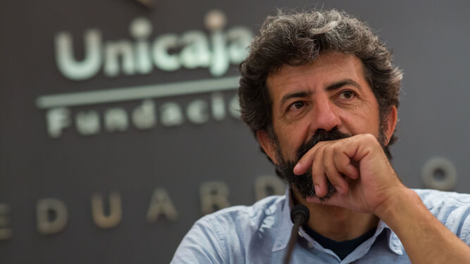 Alberto Rodríguez, en la Fundación Unicaja.