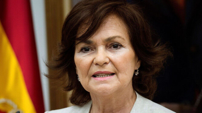 La ministra de Igualdad, Carmen Calvo.