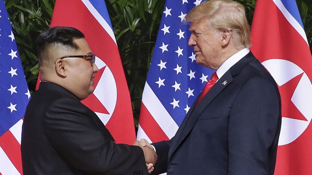 Las imágenes del encuentro entre Kim Jong-un y Trump