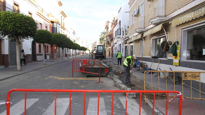 Obras en Los Palacios, realizadas con un Plan de Empleo Municipal.