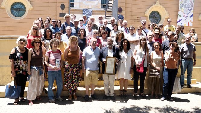 Foto de grupo de la jornada anual de la Red Sevilla por el Clima.