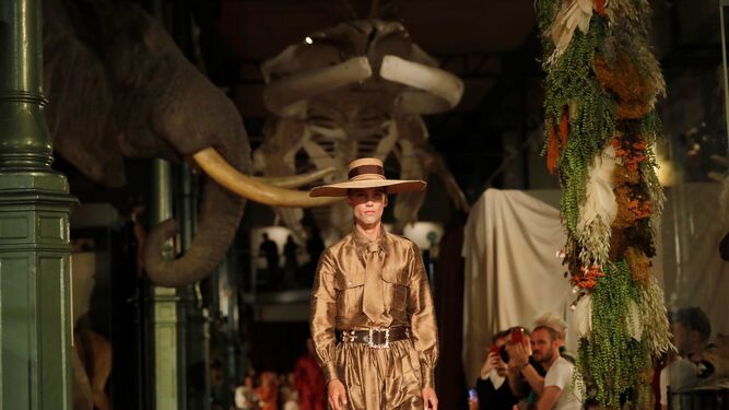 Desfile de Palomo Spain en la 'Fashion Week' madrile&ntilde;a