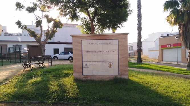 El actual Parque Laureano Borrego, suelo de interés público y social, será la ubicación del nuevo Centro de Salud.