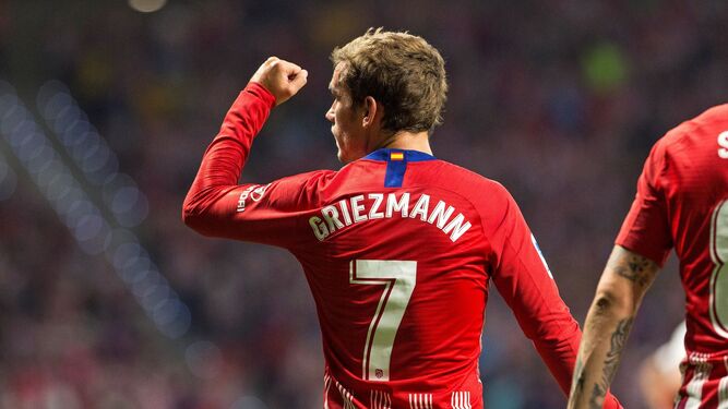 Griezmann celebra un gol.