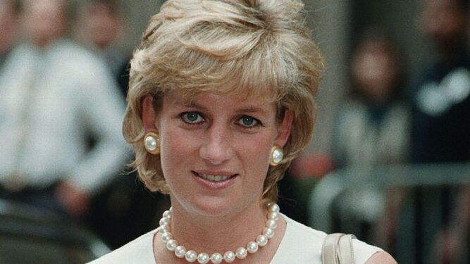 Primer plano de la princesa Diana, sólo unos años antes de morir.