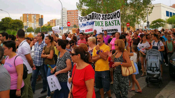 La última manifestación contra la inseguridad en Pino Montano.