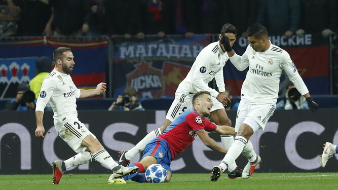 El CSKA de Mosc&uacute;-Real Madrid, en im&aacute;genes