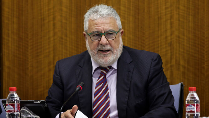 Joaquín Durán en una reciente comparecencia parlamentaria