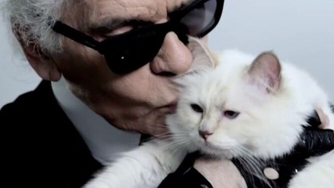 Choupet, el gato de Karl Lagerfeld.