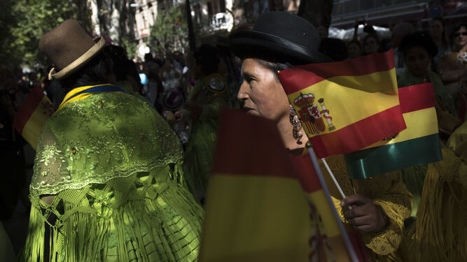 Celebración del Día de la Hispanidad en Granada.