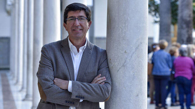 Juan Marín, candidato de Ciudadanos a las elecciones de Andalucía 2018.