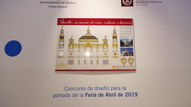 La portada de la Feria de Abril de Sevilla, al detalle