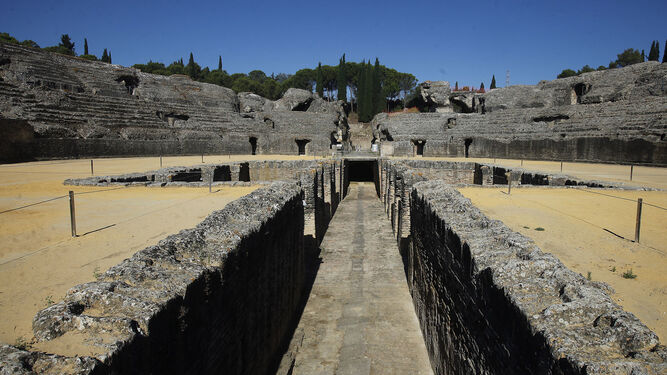 El anfiteatro de Itálica.