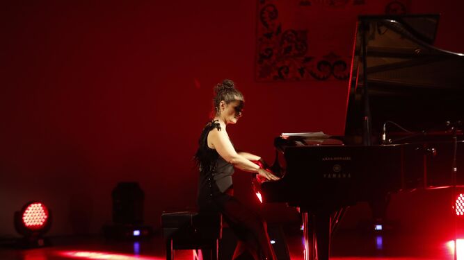 Odelia Sever, durante su concierto en Capitanía.