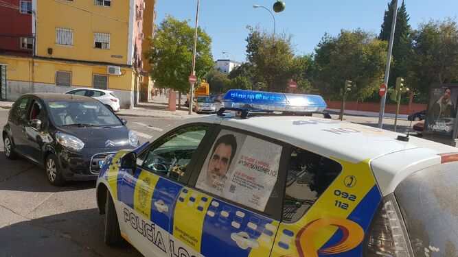 Un coche de la Policía Local de Sevilla.