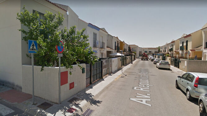 Vista de Google Maps de la calle República Argentina de Umbrete