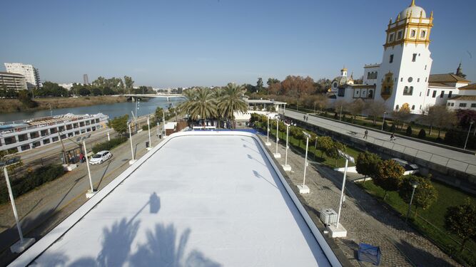 La pista se inaugura este jueves por la tarde en el Muelle de las Delicias, junto al Acuario de Sevilla.