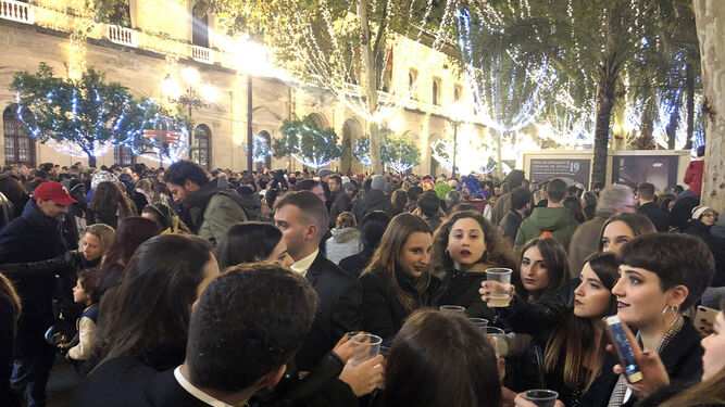 Las im&aacute;genes de la Nochevieja en Sevilla