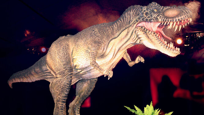 Exposici&oacute;n de dinosaurios en el Estadio de la Cartuja, Dino Expo XXL.