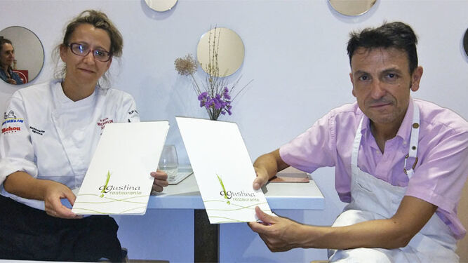 Seneida Medina y Raúl Alvear, los propietarios del restaurante Agustina