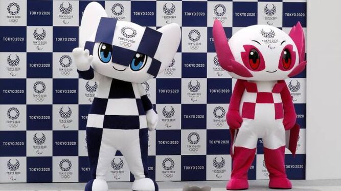 Las dos mascotas de Tokio 2020.