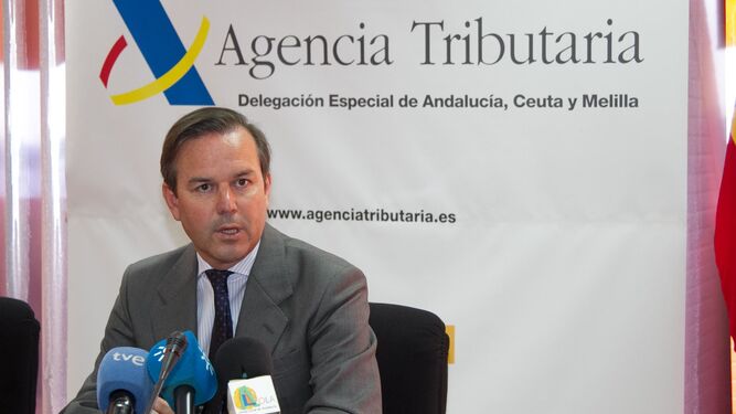 Alberto García Valera, en su etapa de delegado de la Agencia Tributaria en Andalucía.