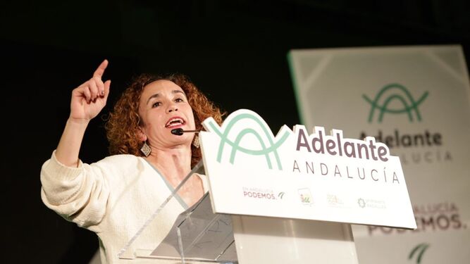 La diputada de Adelante Andalucía, Ana Naranjo.