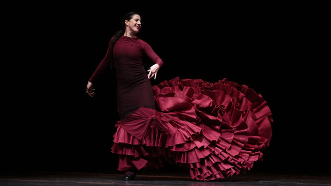 La bailaora sevillana María Pagés, en la pasada edición de la Bienal de Flamenco.