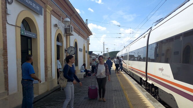 La estación de tren de Palma del Río.