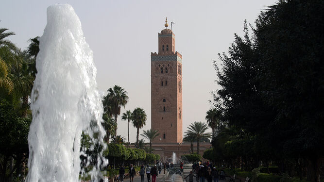El minarete de la Koutoubia, en Marrakech. La hermana mayor de la Giralda.