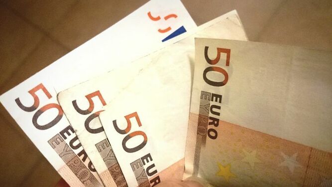 Billetes de 50 euros.