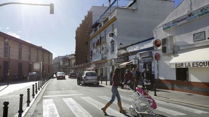 Una vista de la calle José Payán de Camas, en una imagen de archivo.