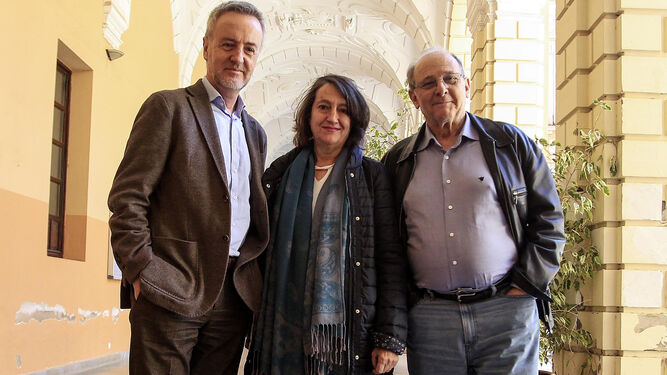 Carlos Hipólito, Malena Gutiérrez y Emilio Gutiérrez Caba.
