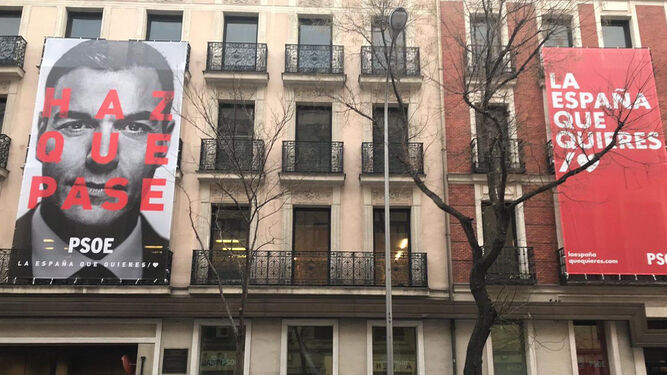 "Haz que pase", lema de la campaña del PSOE