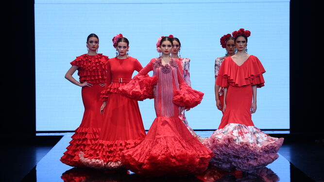 Así es el traje de flamenca rojo de 2019, un clásico reinventa