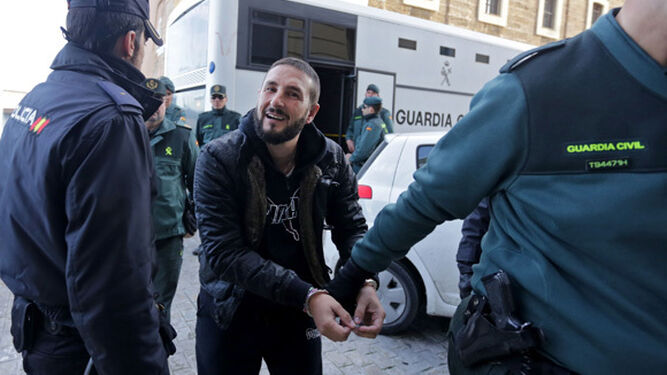 Iván Odero, en una de sus detenciones