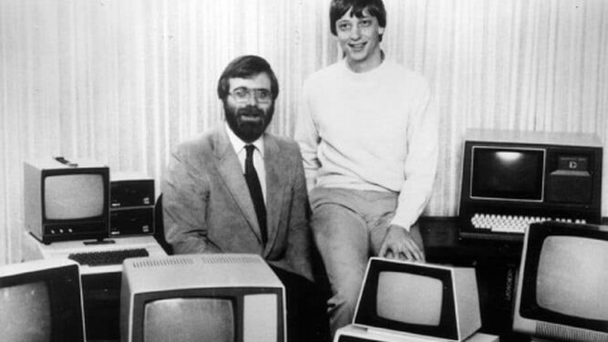Paul Allen y Bill Gates, creadores de Microsoft.