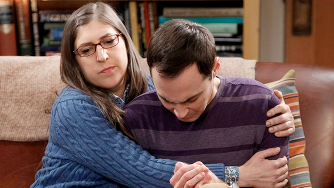 Sheldon y Amy, una de las parejas de 'Big Bang'