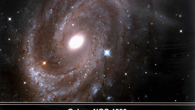 La galaxia en espiral NGC 4603, fotografiada en 25 de Mayo de 1999